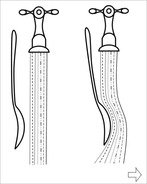 How air flows around a sail