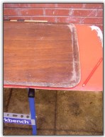 Shortening a Centreboard - Marking the shape