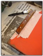 Shortening a Centreboard - Varnishing the wood