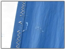 Sail Repair - Unstitched sail