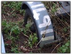 Photo 12, This trailer wheel will have rotted and need replacing